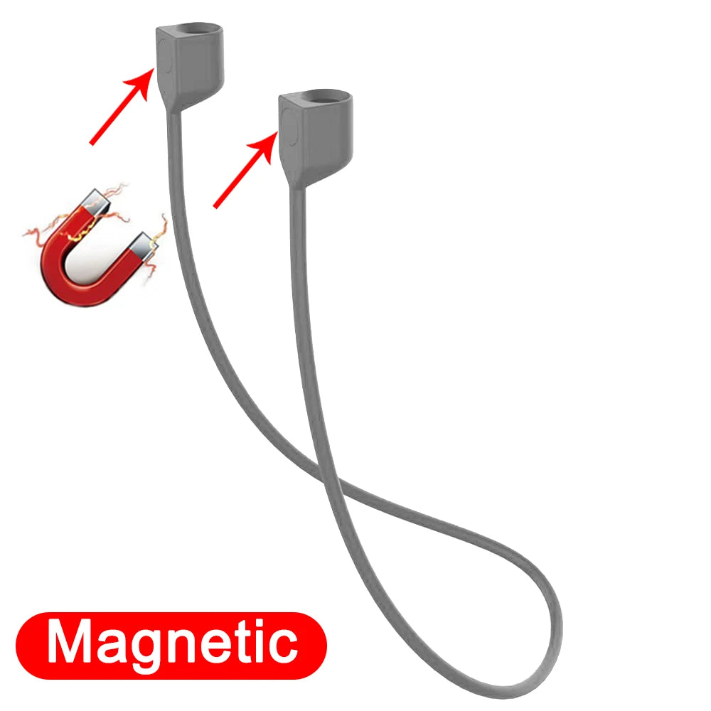 Magnetic Anti-Lost Silicone Strap for AirPods Pro 2 & Galaxy Buds 3
