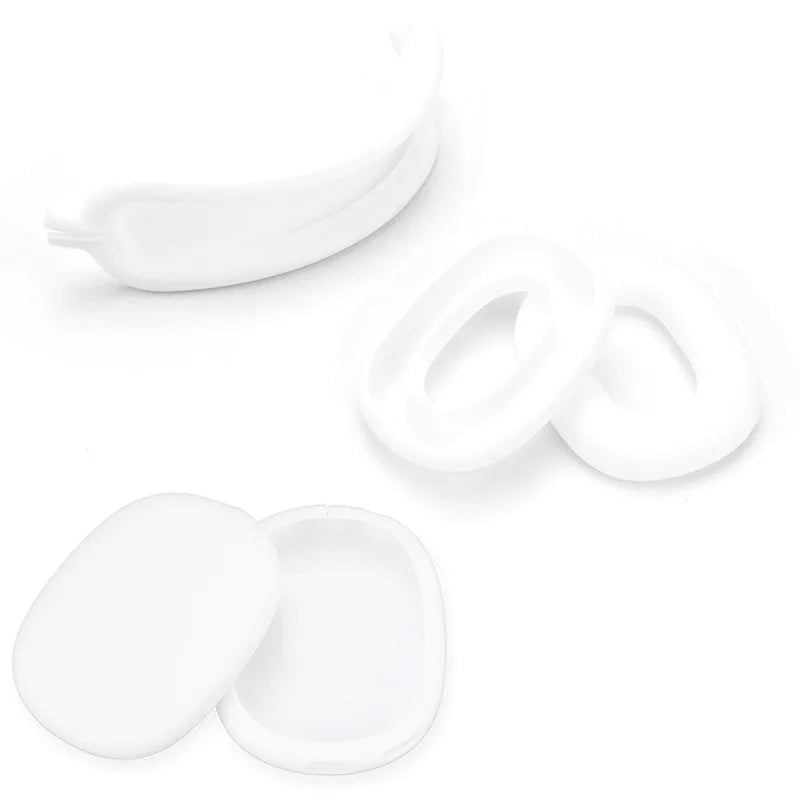 Soft Silicone Protective Case for AirPods Max – Anti-Scratch Cover