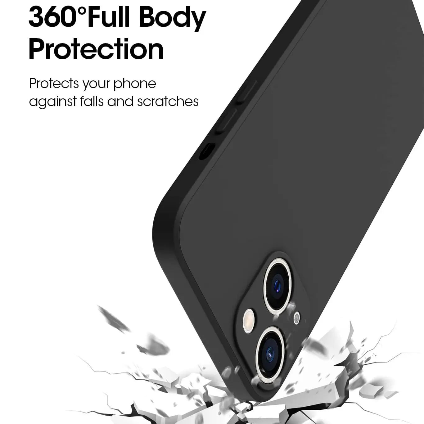 Liquid Silicone Case for iPhone X–16 Pro Max – Soft Bumper Cover