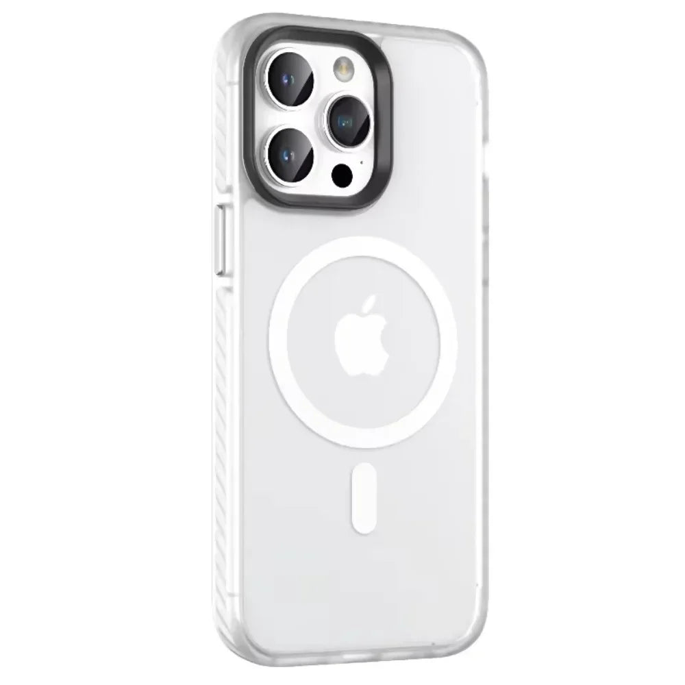 Matte Shockproof MagSafe Case for iPhone 11β16 Pro Max with Wireless Charging
