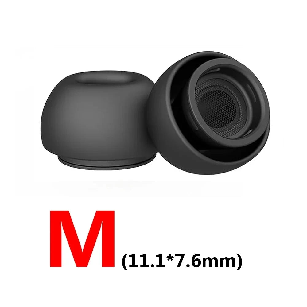 Soft Silicone Ear Tips for AirPods Pro 1 & 2 – Noise-Reducing Earbud Covers