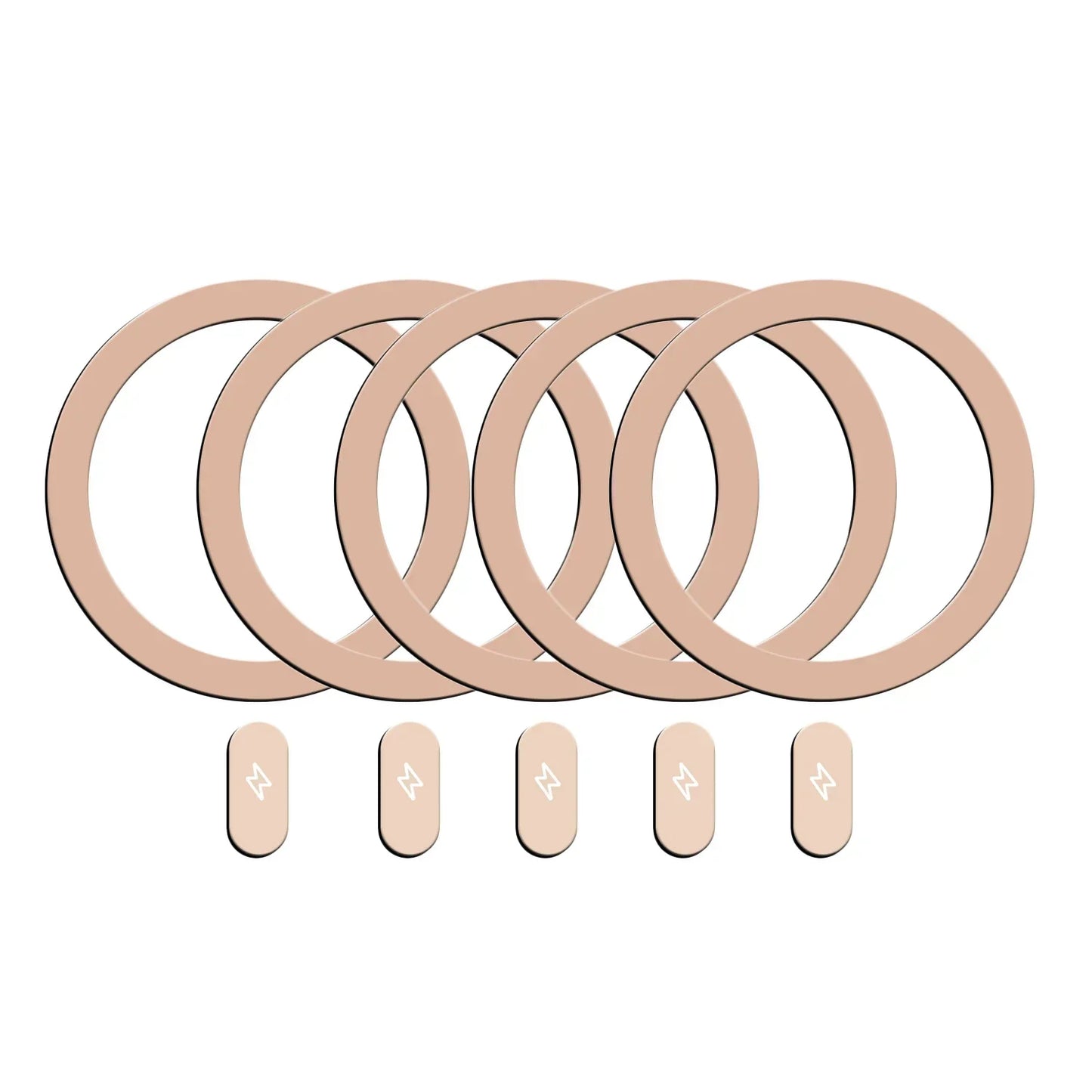 1β5pcs Metal Plate Ring for MagSafe Charger & Car Mount β iPhone 13β15