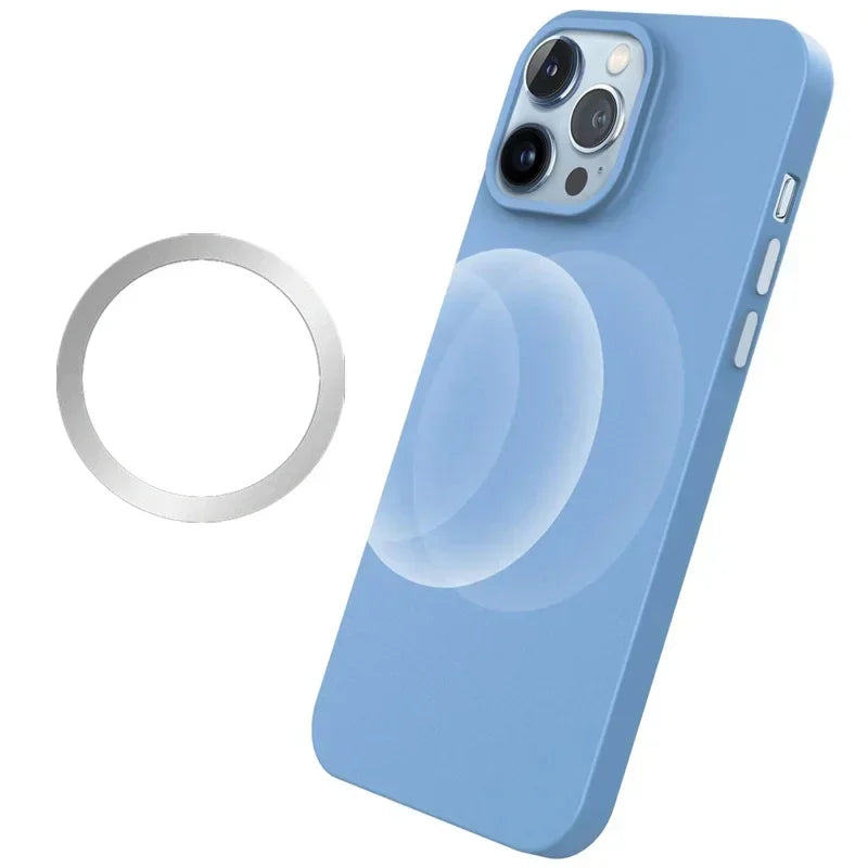 2024 Stainless Steel Magnetic Metal Plate for Magsafe Wireless Charger & Car Mount