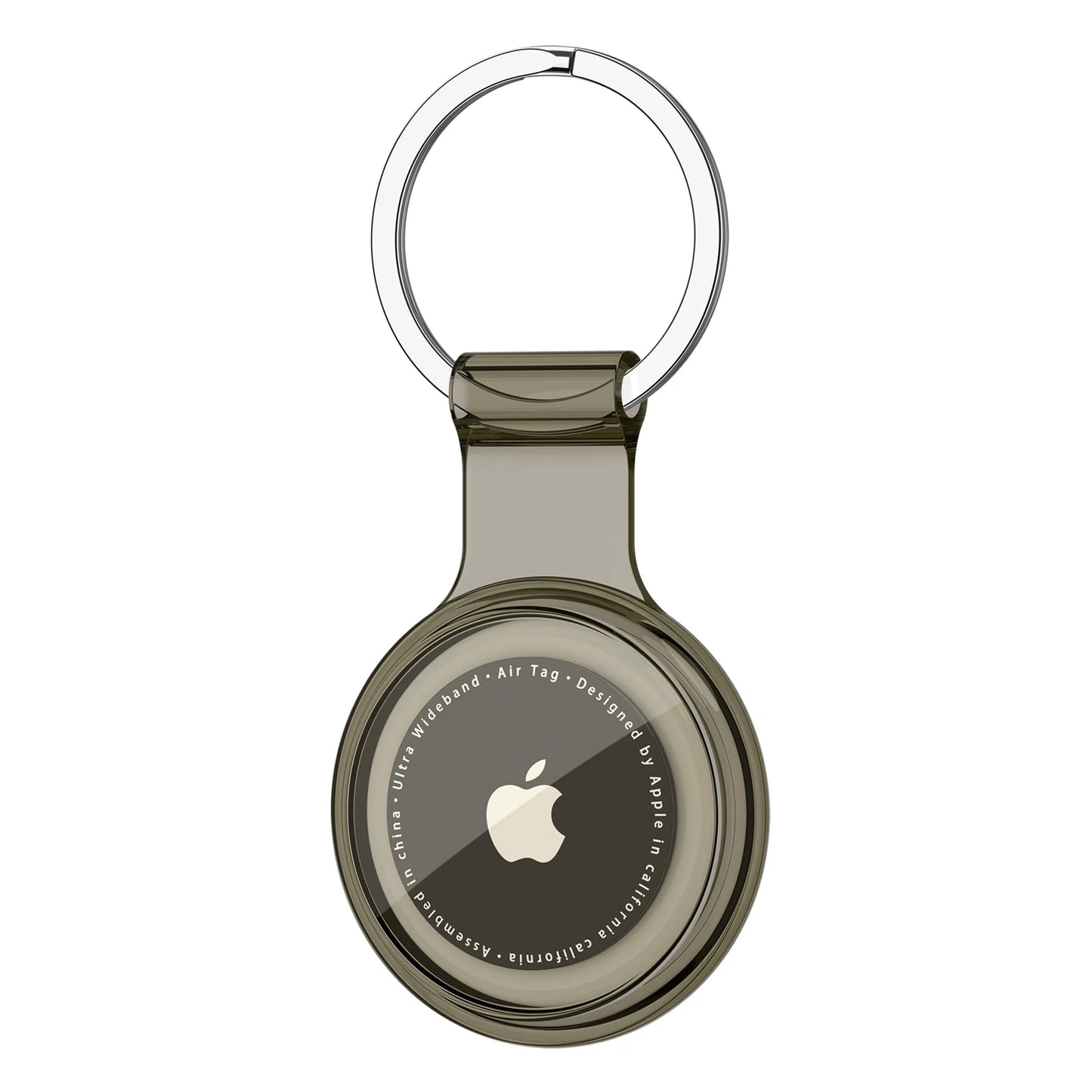 TPU Waterproof AirTag Keychain Holder Case for Pets, Keys & Bags