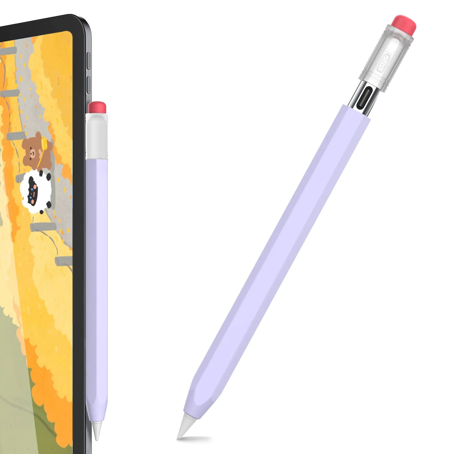 Silicone Protective Case for Apple Pencil 3 USB-C iPad Air/Pro Anti-Fall Cover