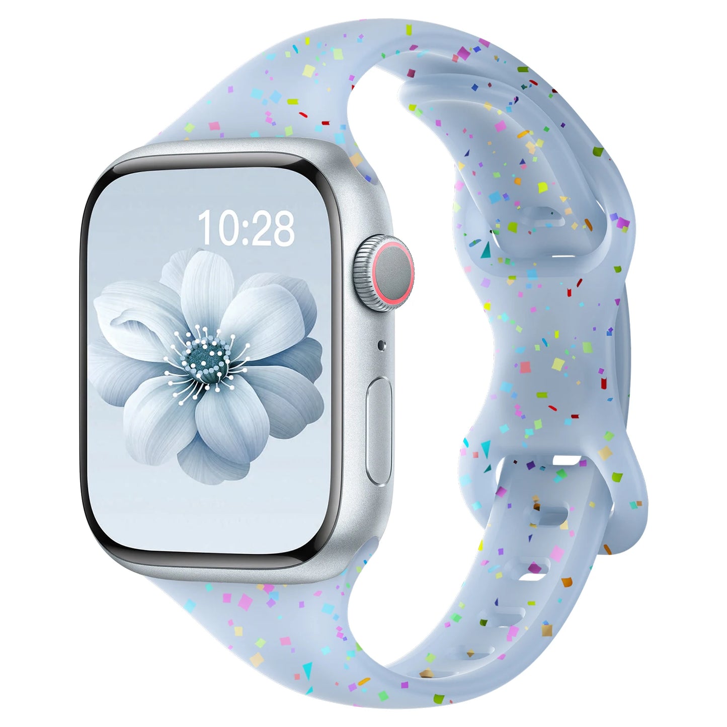 Slim Silicone Band for Apple Watch 49/45/44/42/41/40/38mm Series 10–2 SE