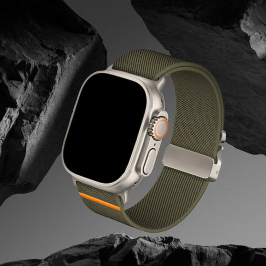 Braided Nylon Strap for Apple Watch Ultra 2/Series 10–6, SE (41–49mm)