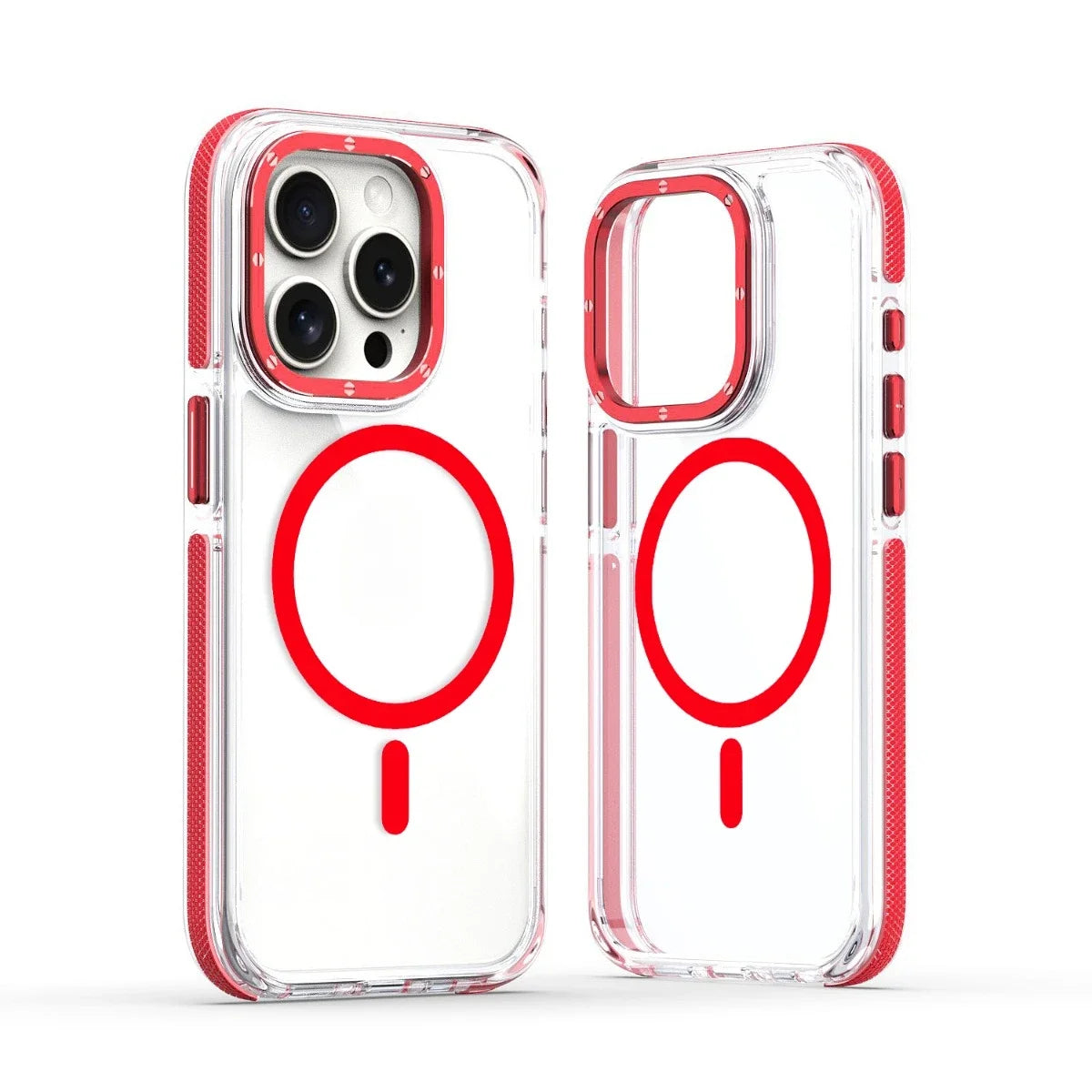 Luxury MagSafe Clear Case for iPhone 11/12/13 Pro Max β Shockproof Cover