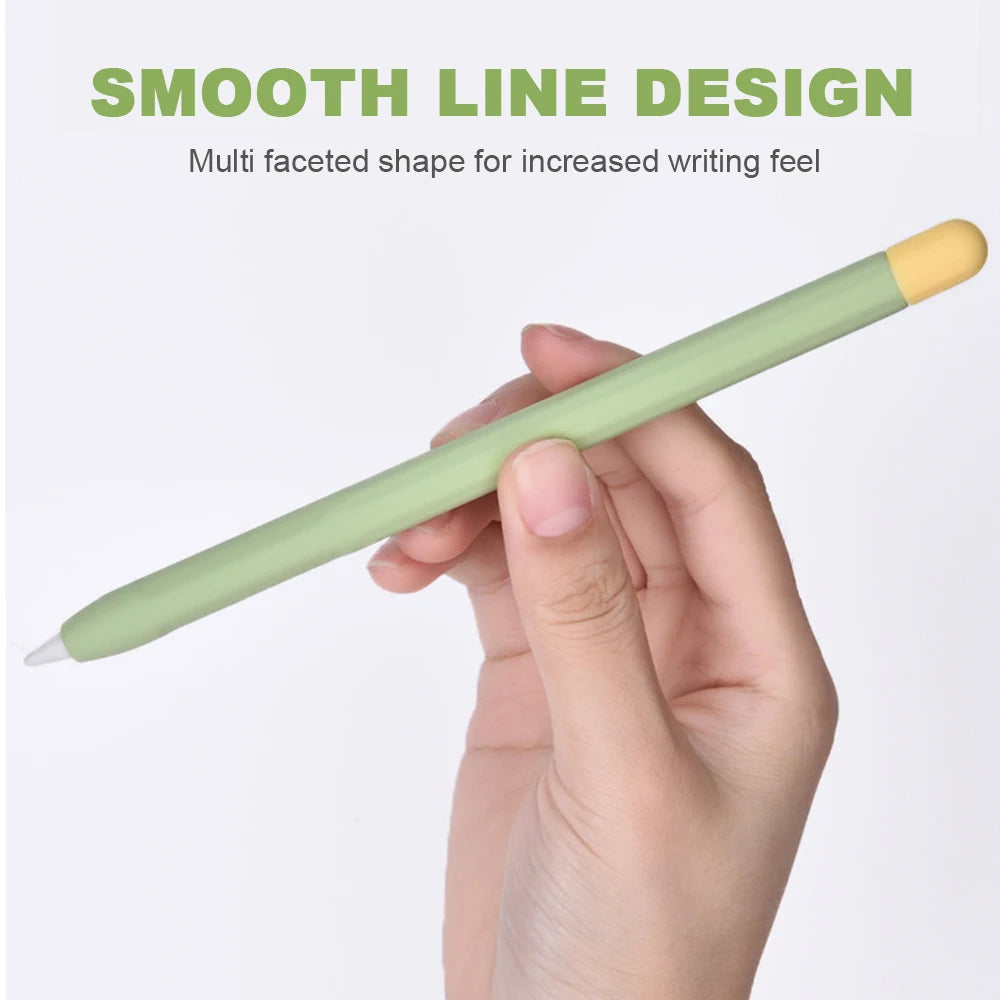Silicone Stylus Cover for Apple Pencil 1 & 2 β Colorful Anti-Slip Case