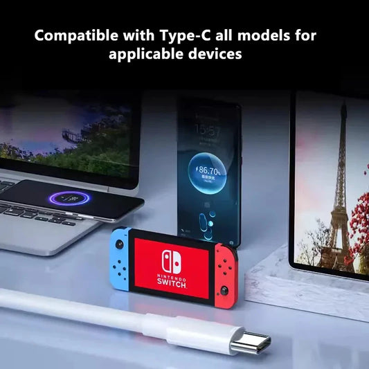 PD 100W/60W USB-C to USB-C Fast Charging Cable | Data Line for Laptop & Phone