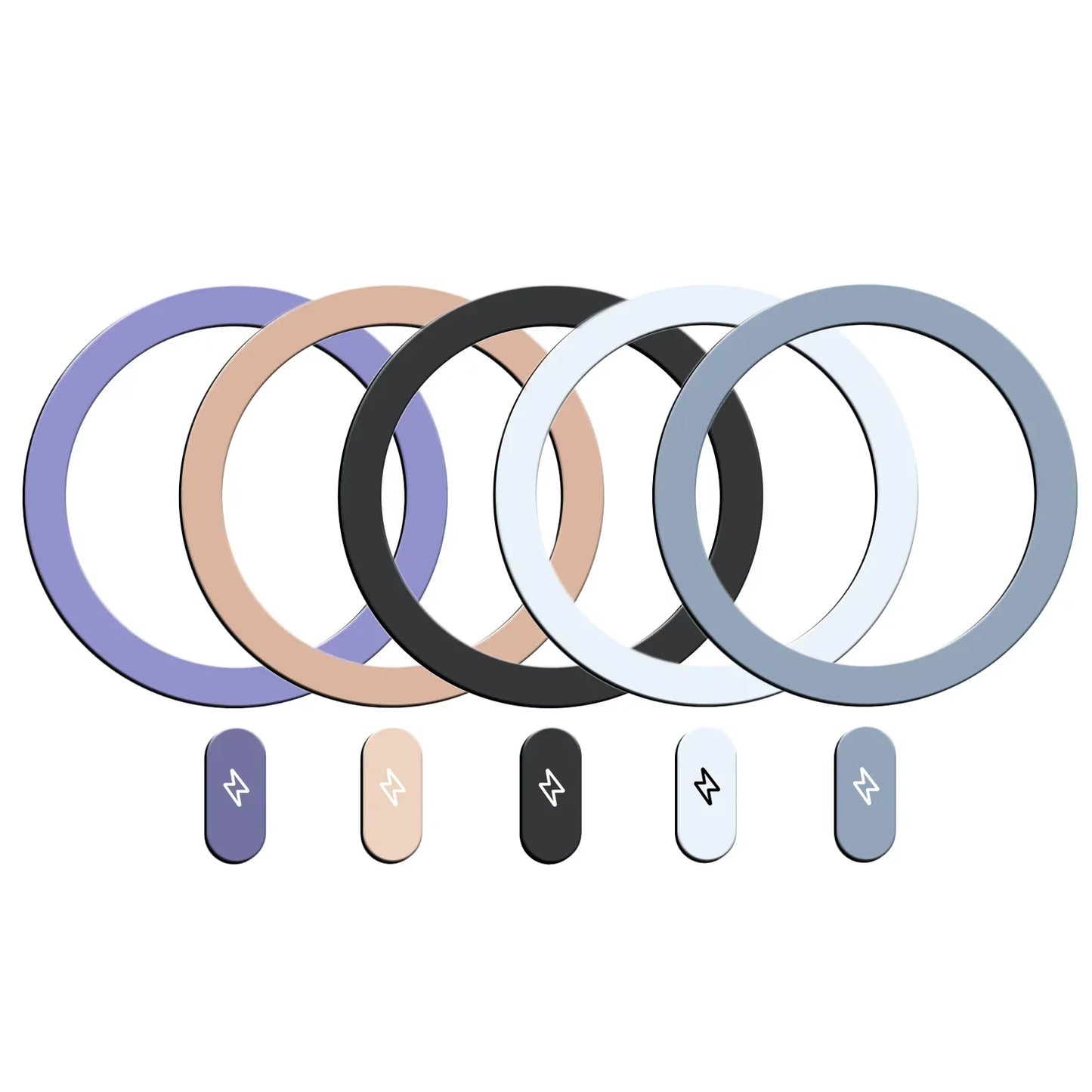 1β5pcs Metal Plate Ring for MagSafe Charger & Car Mount β iPhone 13β15