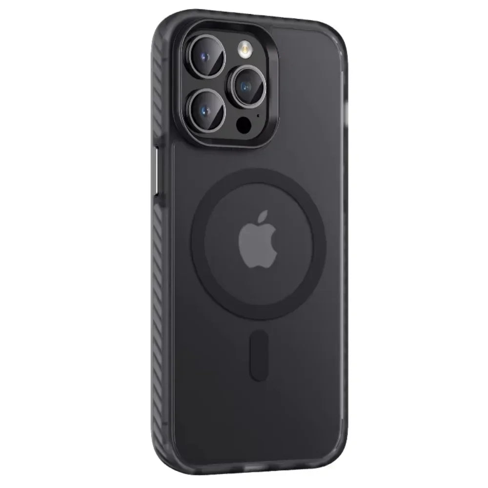 Matte Shockproof MagSafe Case for iPhone 11β16 Pro Max with Wireless Charging