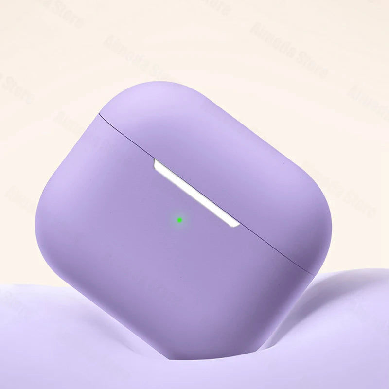 Liquid Silicone Case for AirPods Pro 2/3 – Soft Protective Earphone Cover