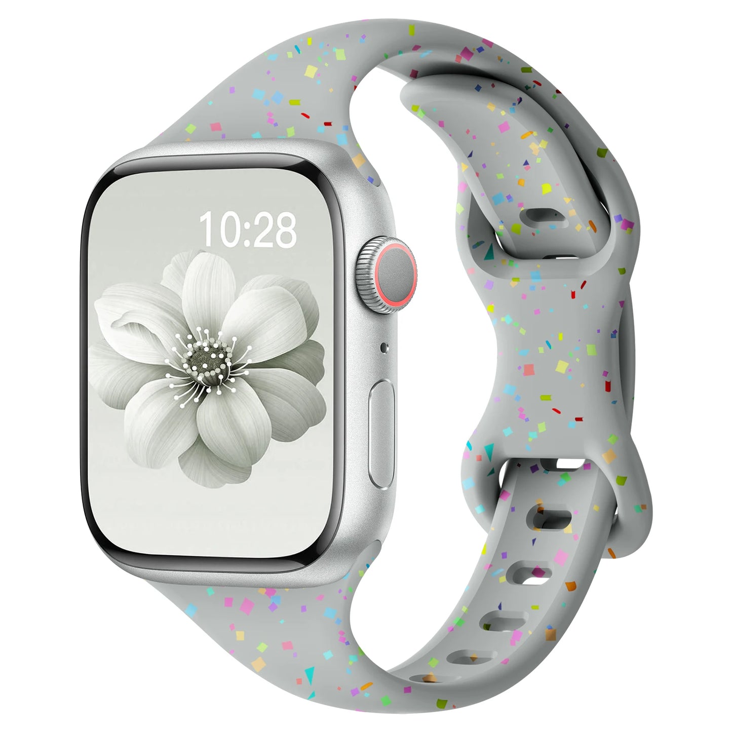 Slim Silicone Band for Apple Watch 49/45/44/42/41/40/38mm Series 10–2 SE