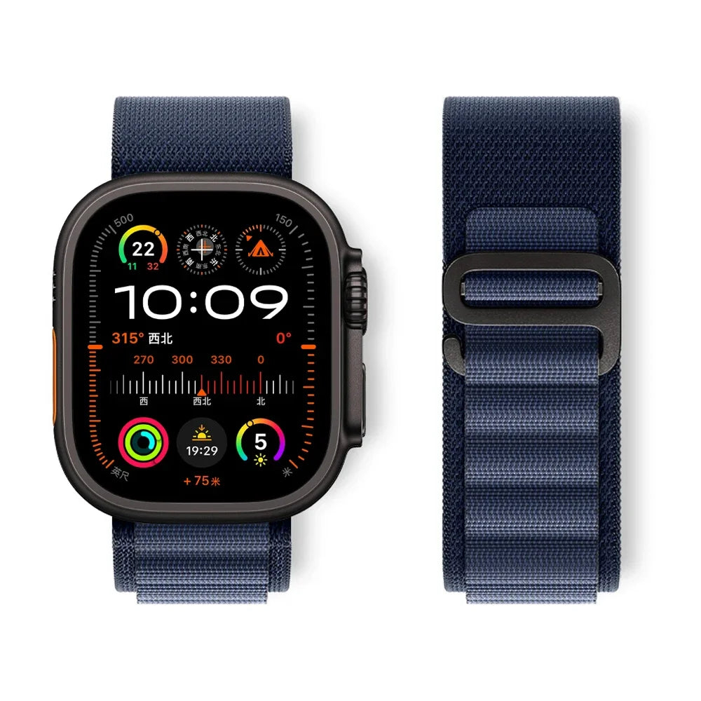 Alpine Loop Strap for Apple Watch Ultra 2 & Series 10–1, 38–49mm
