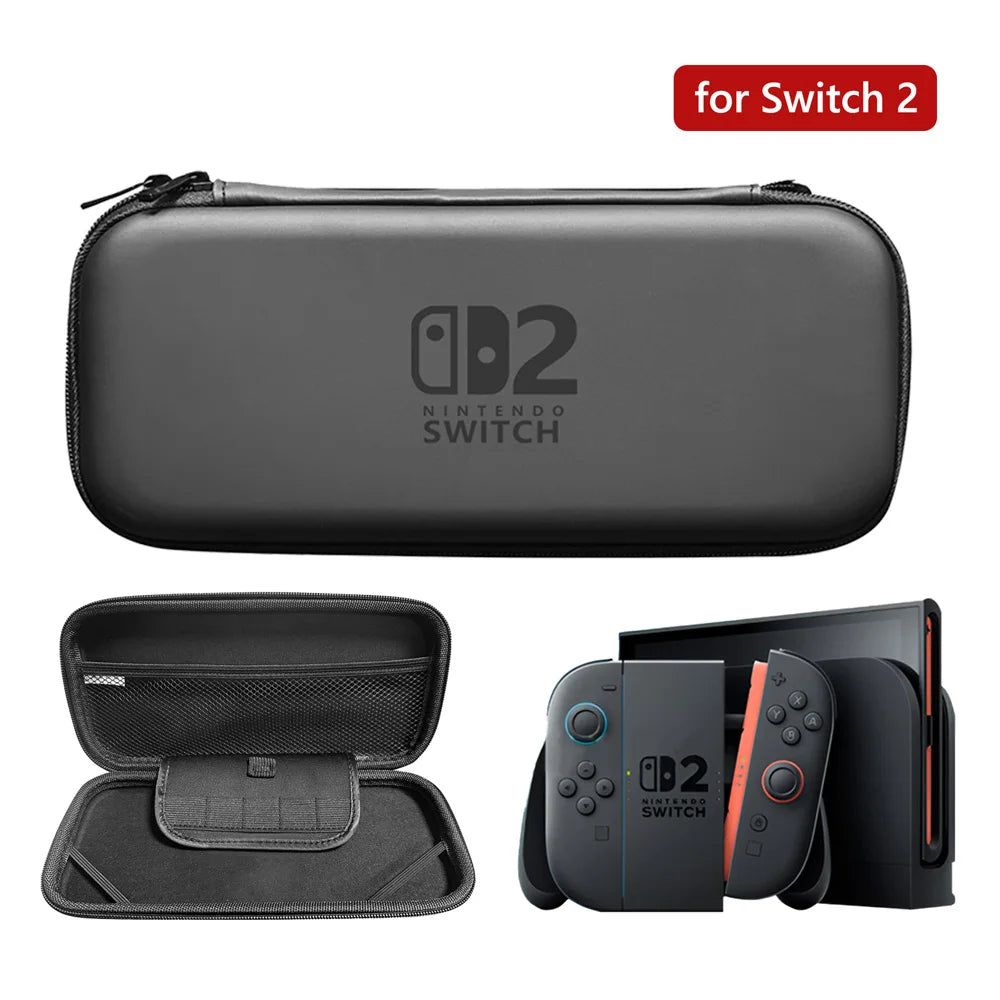 Slim Waterproof Travel Case for Nintendo Switch 2 – Hard Shell Bag 2025
