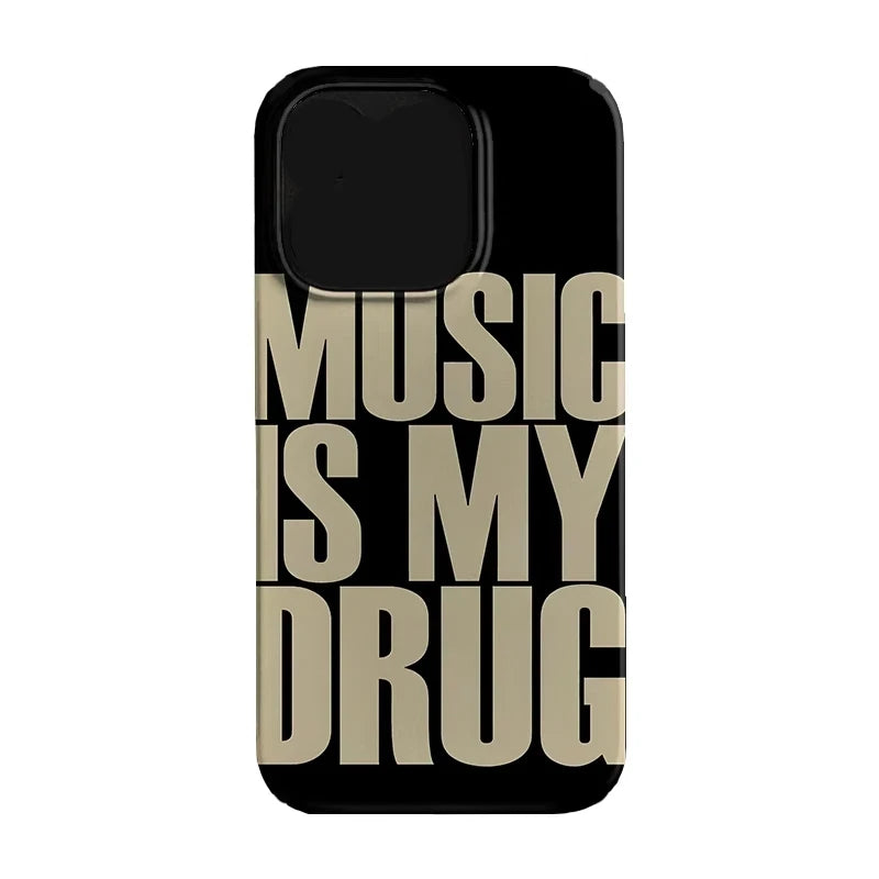 Love Music Y2K Art Creative Phone Case for iPhone 16–7 Plus / Pro / Mini