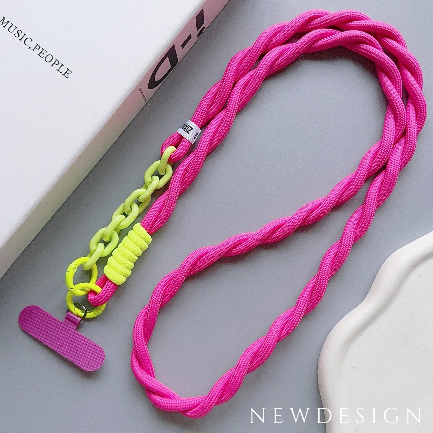 Acrylic Crossbody Phone Lanyard Strap β Anti-Lost Neck & Wrist Clip
