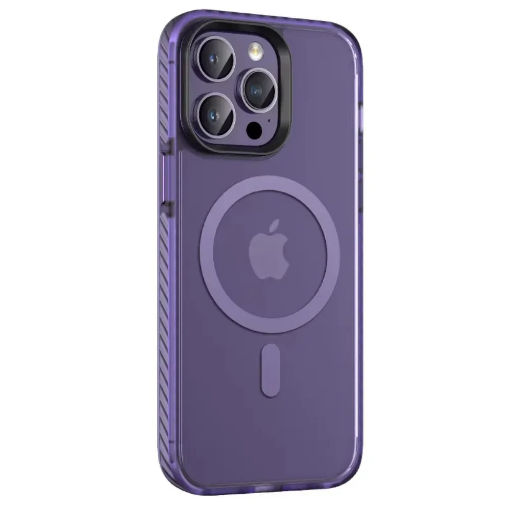 Matte Shockproof MagSafe Case for iPhone 11β16 Pro Max with Wireless Charging