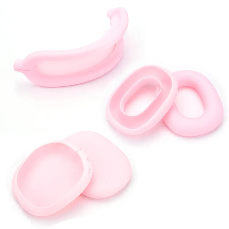 Soft Silicone Protective Case for AirPods Max – Anti-Scratch Cover
