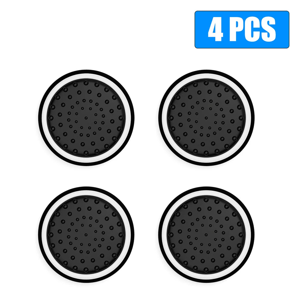4PCS Luminous Joystick Thumb Grips for PS5/PS4/Xbox/Switch Pro Controllers