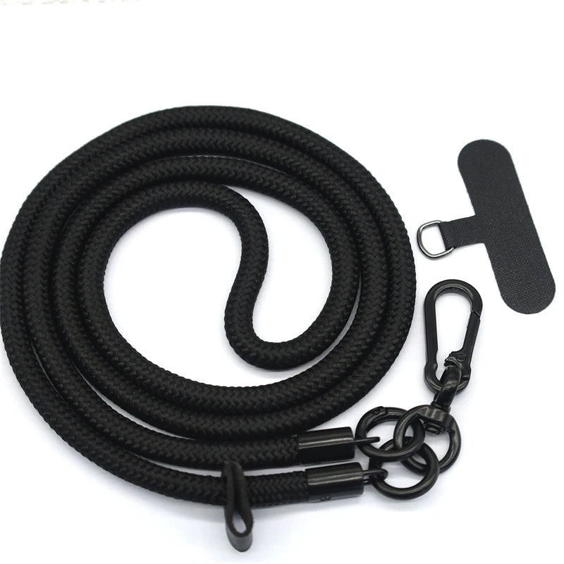 120CM Fashion Phone Lanyard Strap with Hook for Anti-Loss & Card Holder