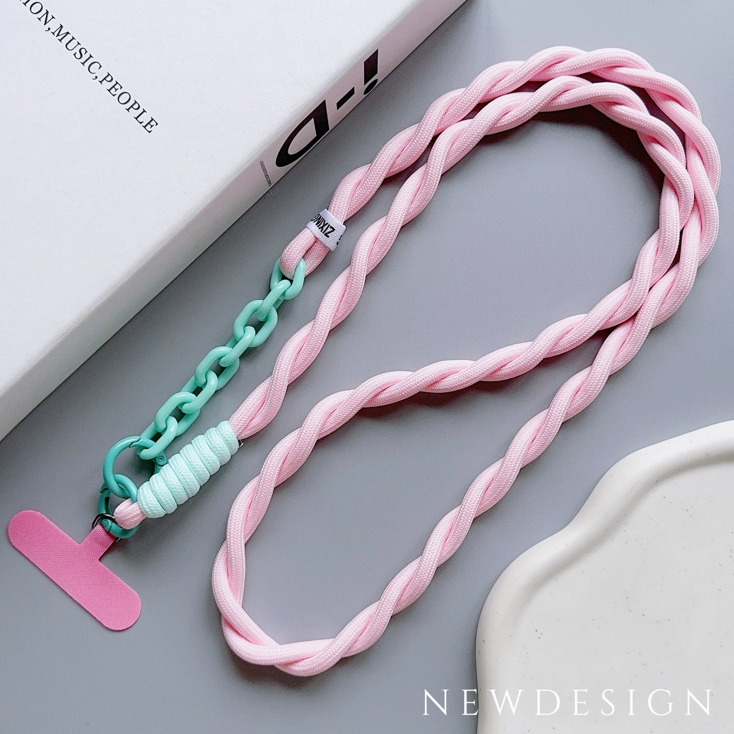 Acrylic Crossbody Phone Lanyard Strap β Anti-Lost Neck & Wrist Clip