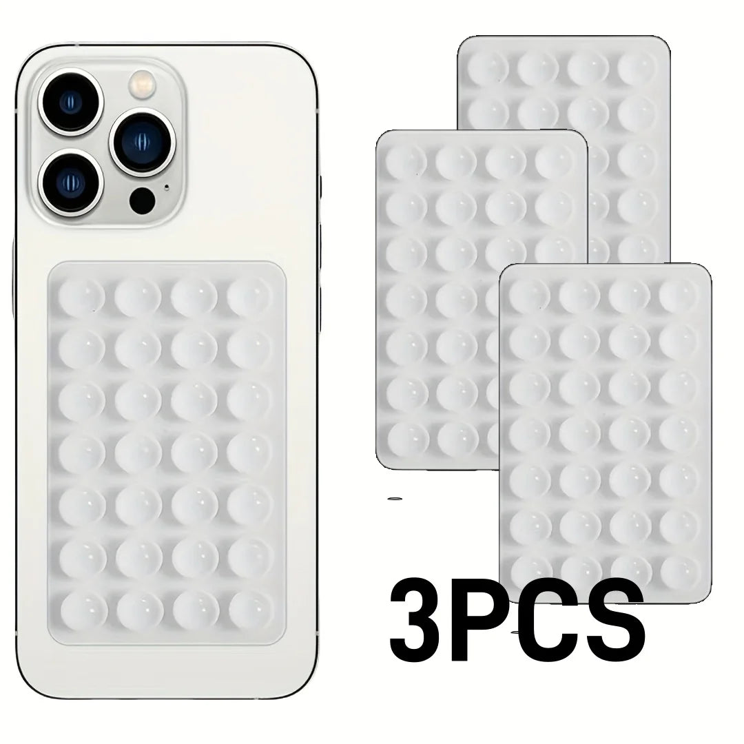 Double-Sided Silicone Suction Phone Holder – Hands-Free Universal Mount