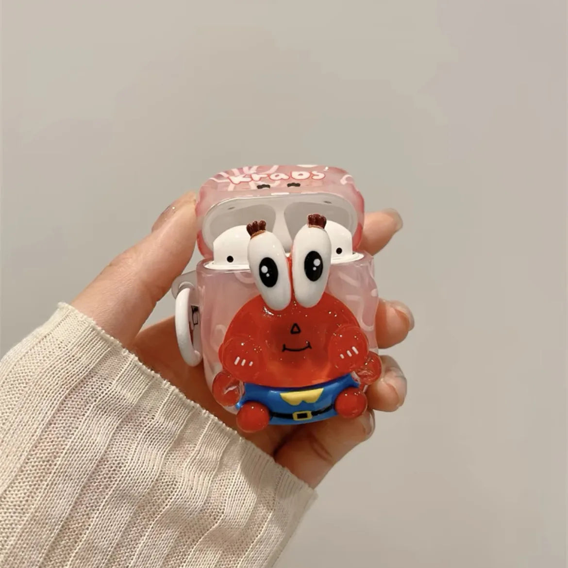 Cute Cartoon Candy Color Case for AirPods 4/3/2/1 & Pro/Pro2 with Hook
