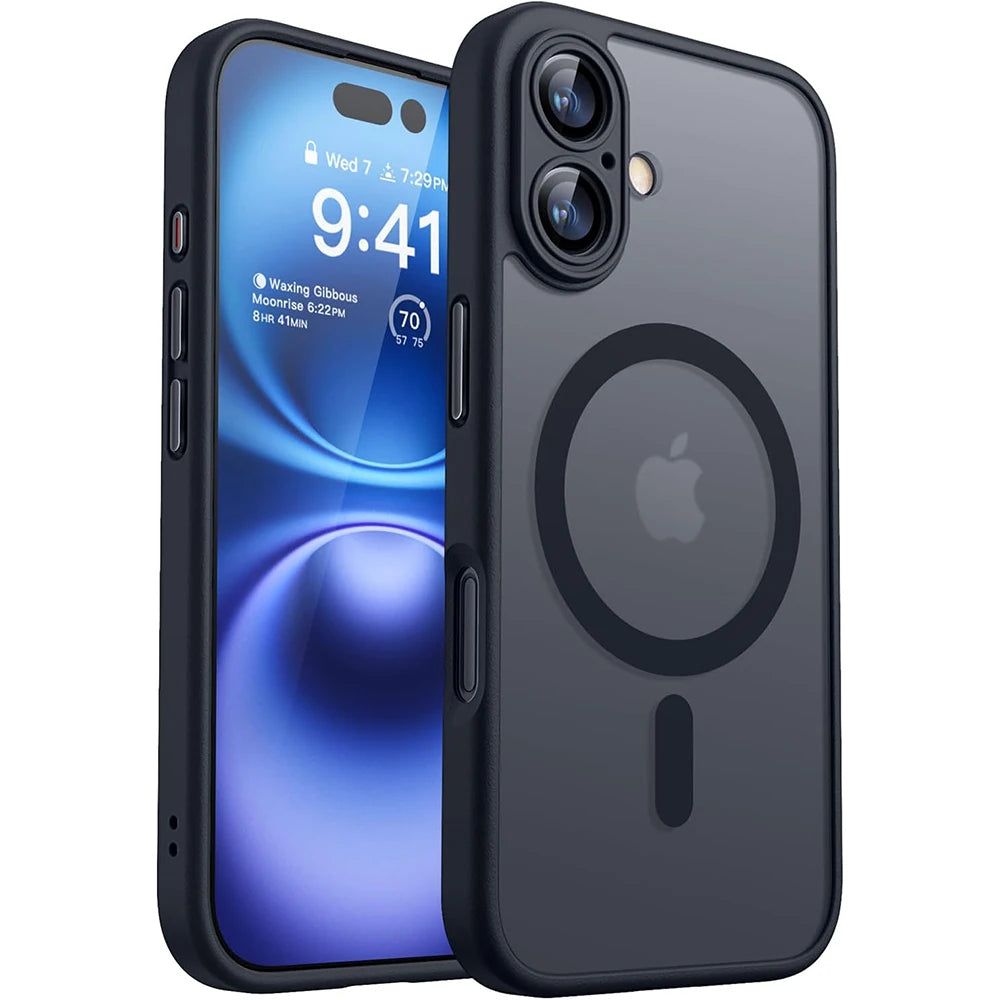 Magnetic Armor Shockproof Case for iPhone 16 15 Pro Max | MagSafe Compatible