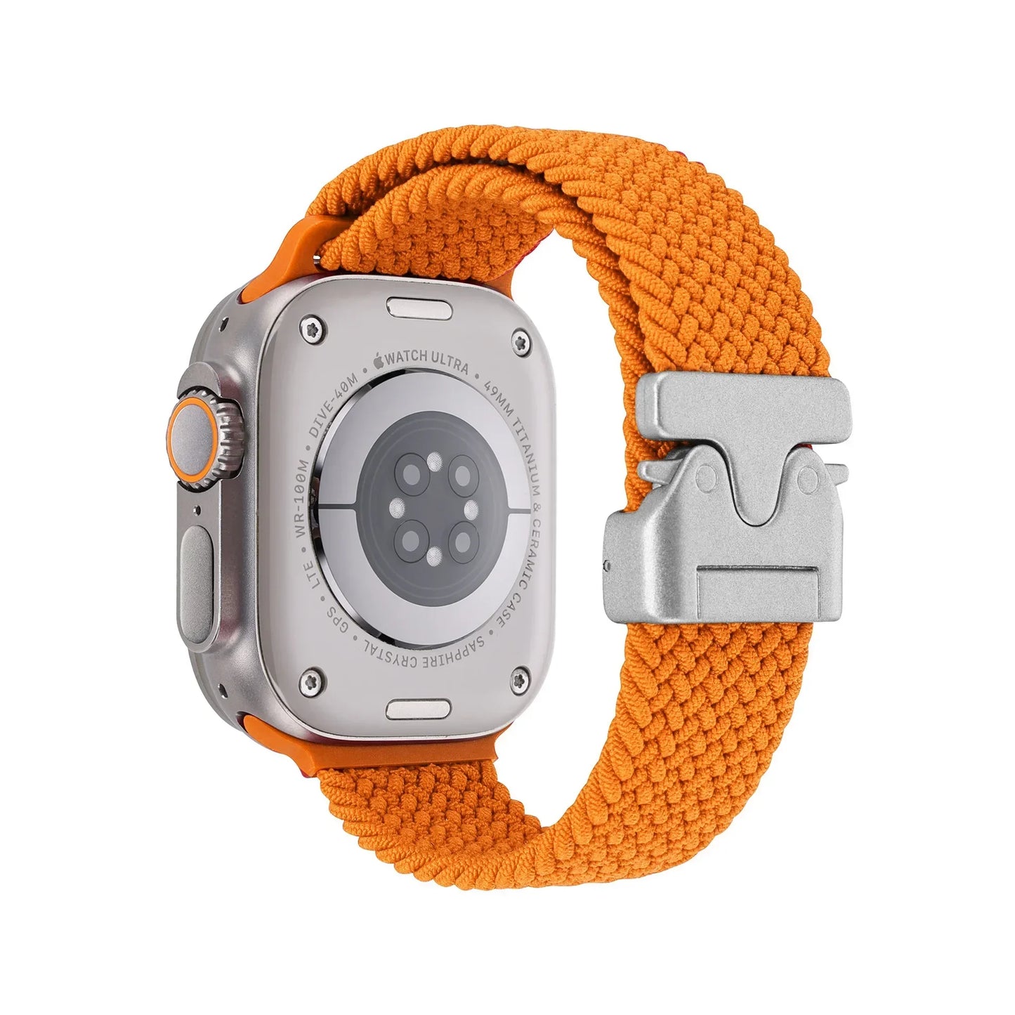 Braided Magnetic Band for Apple Watch 44mm–49mm Ultra 2/Series 10–6/SE