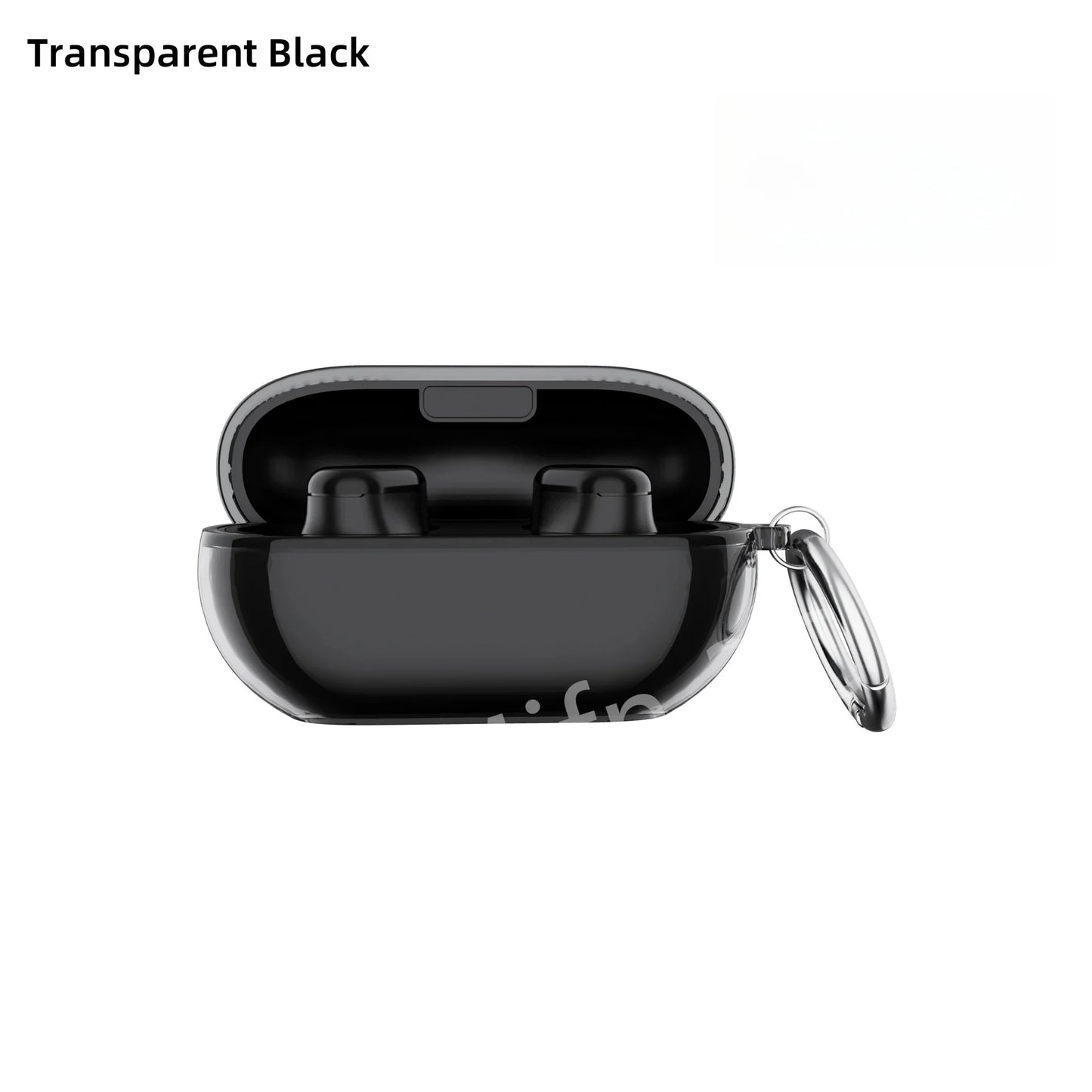 Transparent Protective Case with Keyring for Beats Solo Buds Earbuds 2024