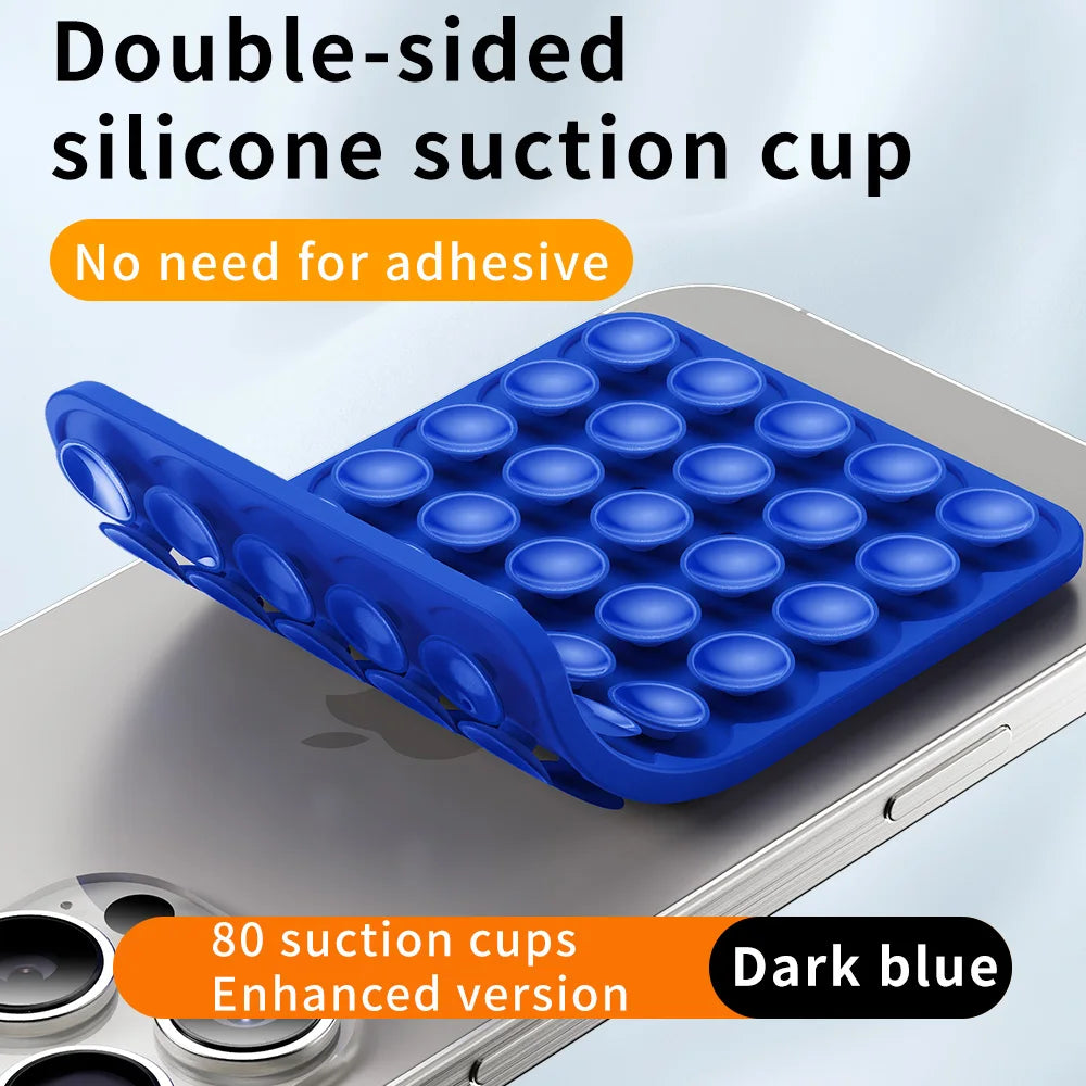 Double-Sided Silicone Suction Pad for Phones – Adhesive Rubber Mount