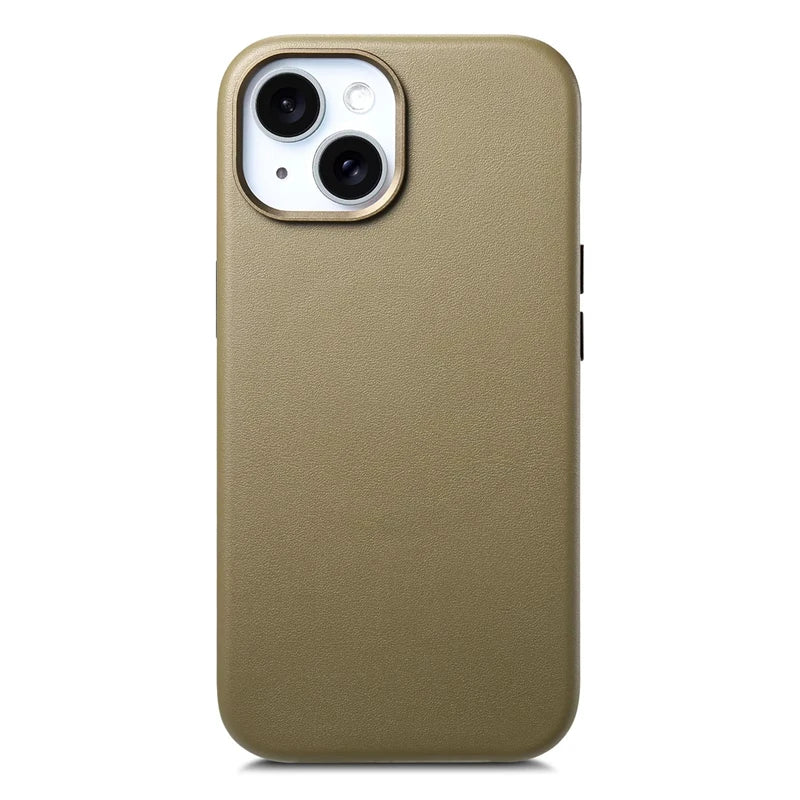Magnetic MagSafe Leather Case for iPhone 16/15 Pro Max/Plus