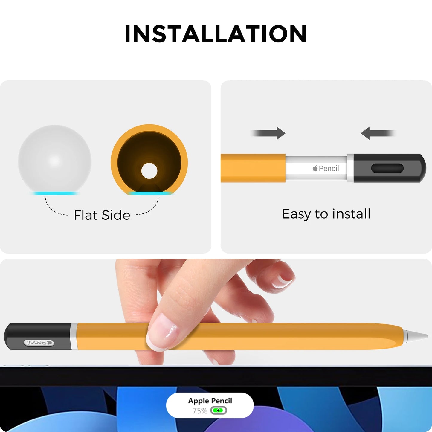 Ultra Thin Silicone Case for Apple Pencil Pro 2nd Gen Stylus Cover