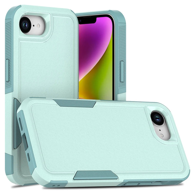 Shockproof Armor Case for iPhone 16e – 360° PC+TPU Protective Cover