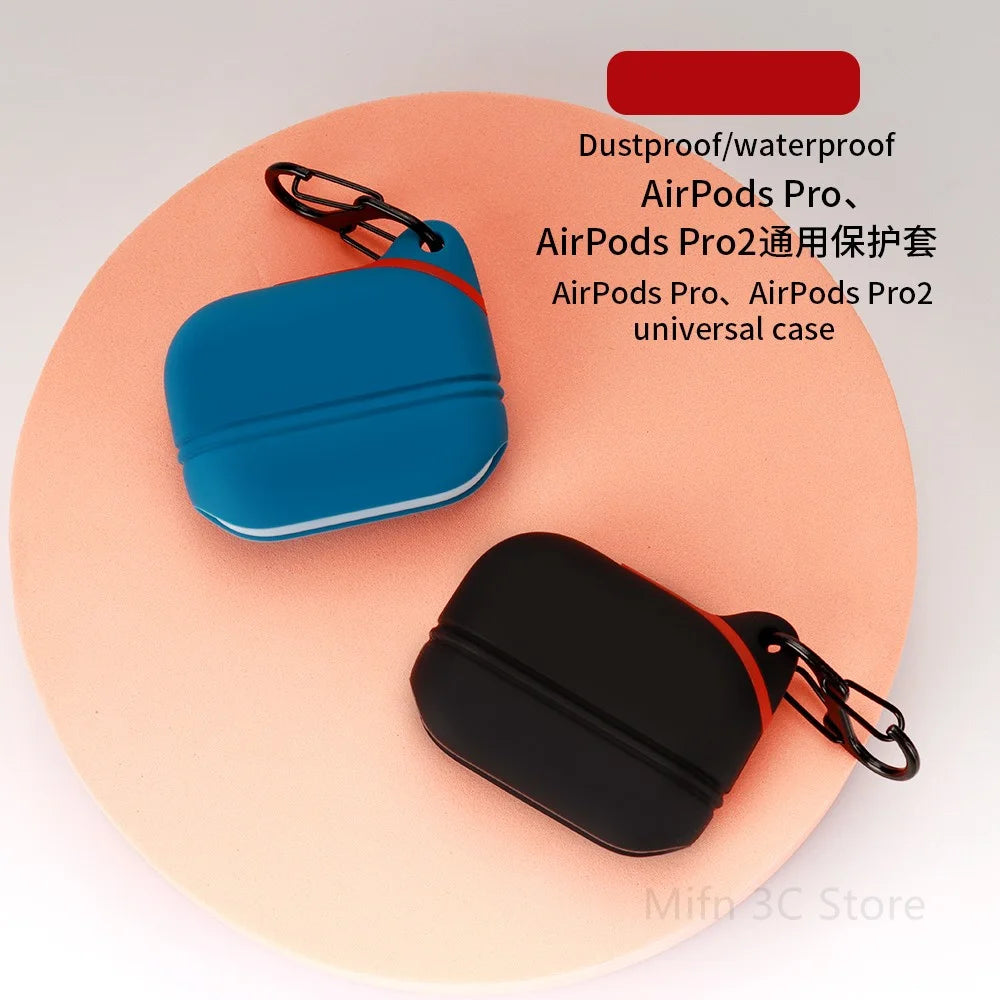 Waterproof Silicone Case for AirPods 4/Pro 2/3 – Universal Soft Cover