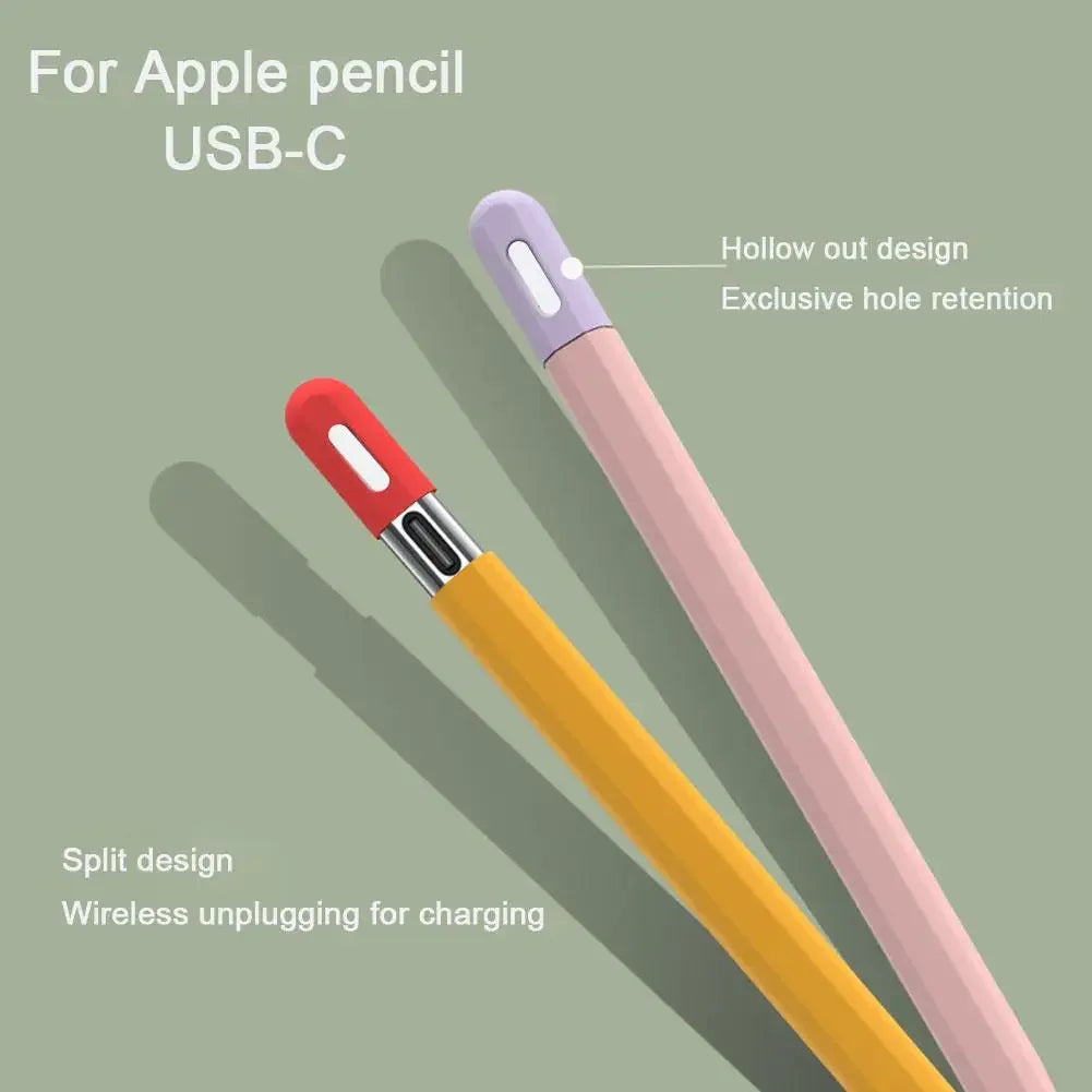 Silicone Case for Apple Pencil 3 USB-C Stylus Grip Holder Sleeve Cover