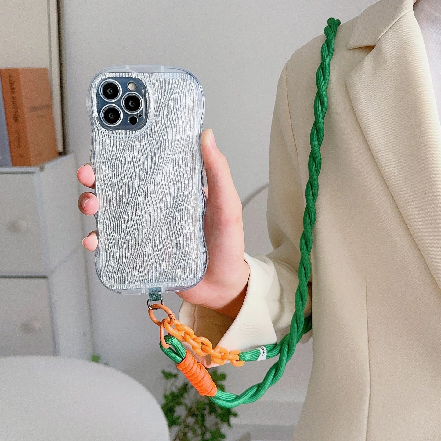 Acrylic Crossbody Phone Lanyard Strap β Anti-Lost Neck & Wrist Clip