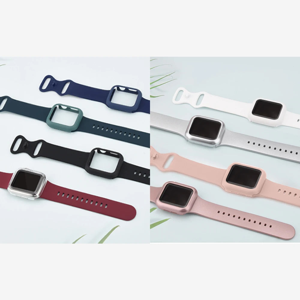 Matte PC Bumper Case for Apple Watch Ultra SE 8 7 6 5 4 3 2 – 49–38mm