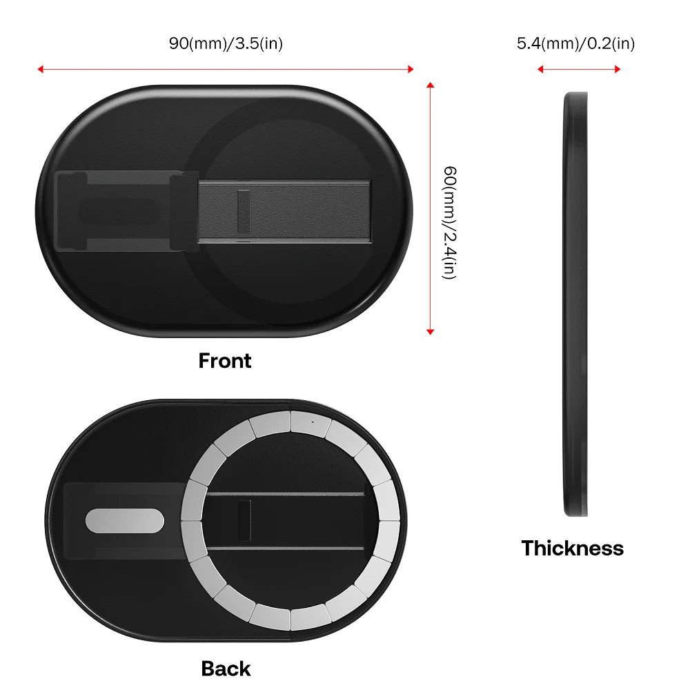 MagSafe Magnetic Phone Grip Strap & Stand for iPhone 15/14/13/12 Series