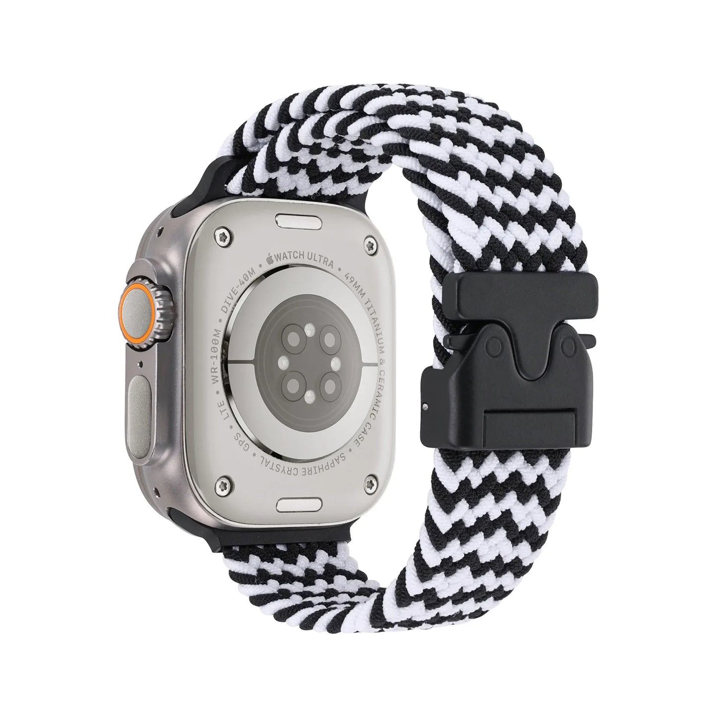 Braided Magnetic Band for Apple Watch 44mm–49mm Ultra 2/Series 10–6/SE