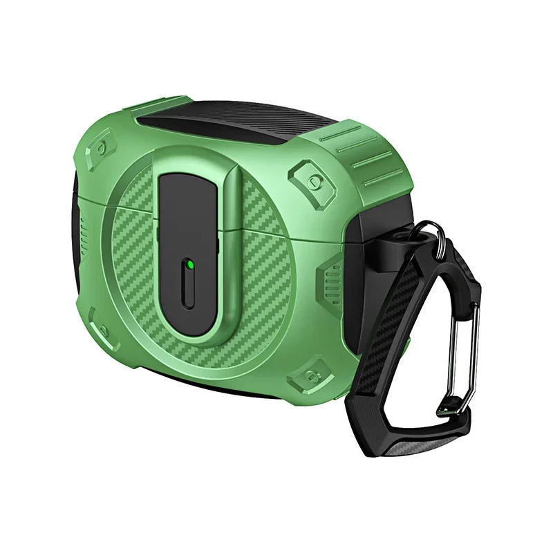 Security Lock Armor Case for AirPods Pro 2/1/2/3 with Wireless Charging
