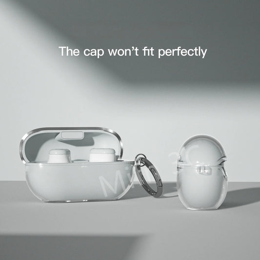 Transparent Protective Case with Keyring for Beats Solo Buds Earbuds 2024