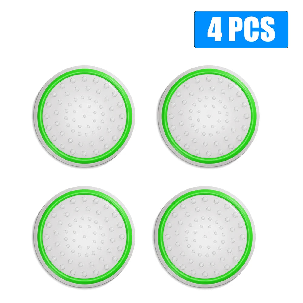 4PCS Luminous Joystick Thumb Grips for PS5/PS4/Xbox/Switch Pro Controllers
