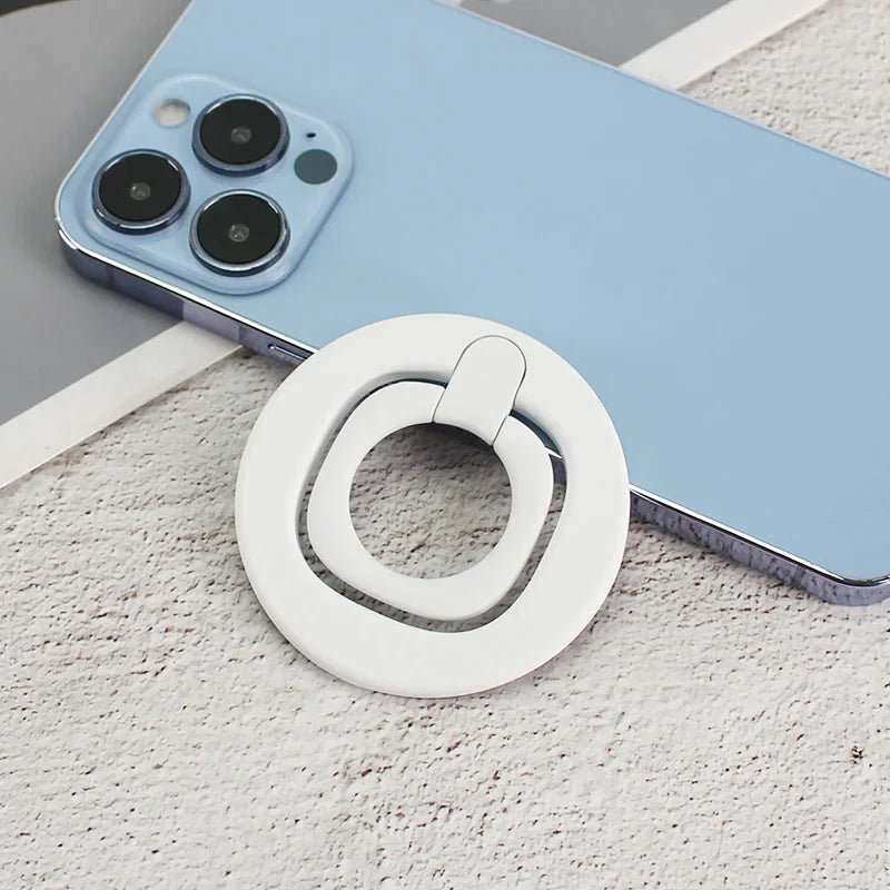 Magnetic Finger Ring Holder Stand for iPhone 12–16 Pro/Plus & Xiaomi