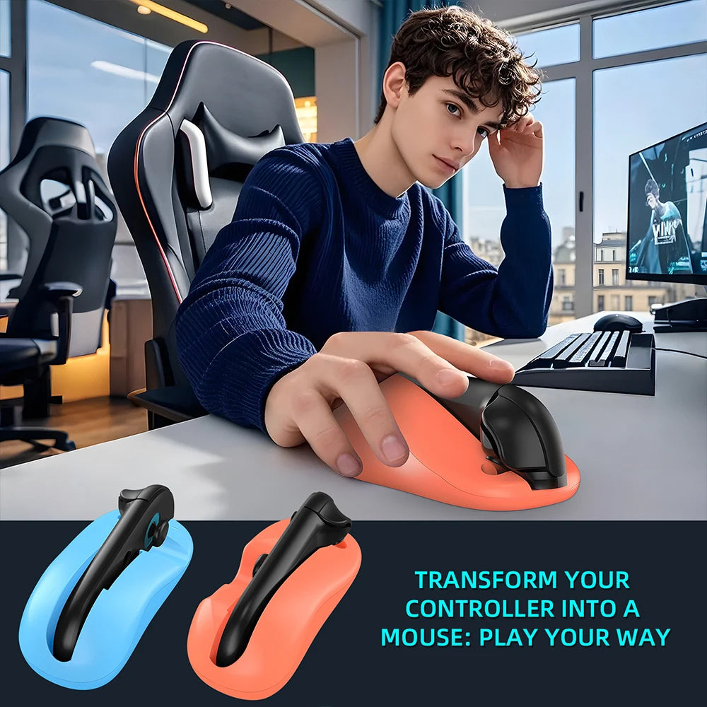 2-Pack Mouse Grip Holders for Switch 2 Joy-Con Left & Right Controllers