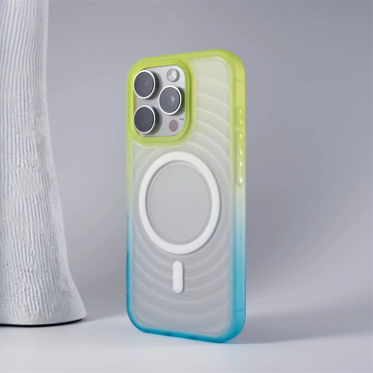 Luxury 3D Water Ripple Magsafe Case for iPhone 12/13/14/15/16 Pro Max