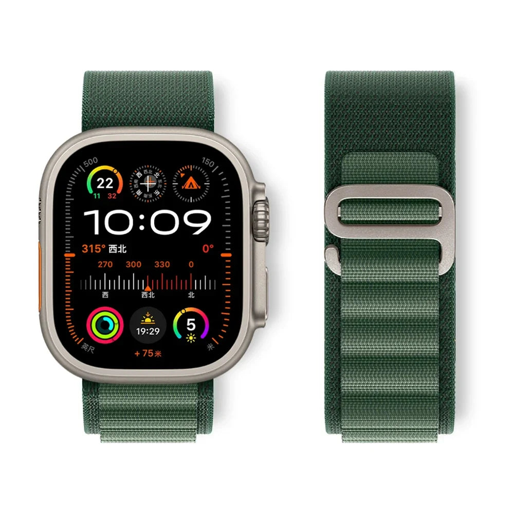 Alpine Loop Strap for Apple Watch Ultra 2 & Series 10–1, 38–49mm