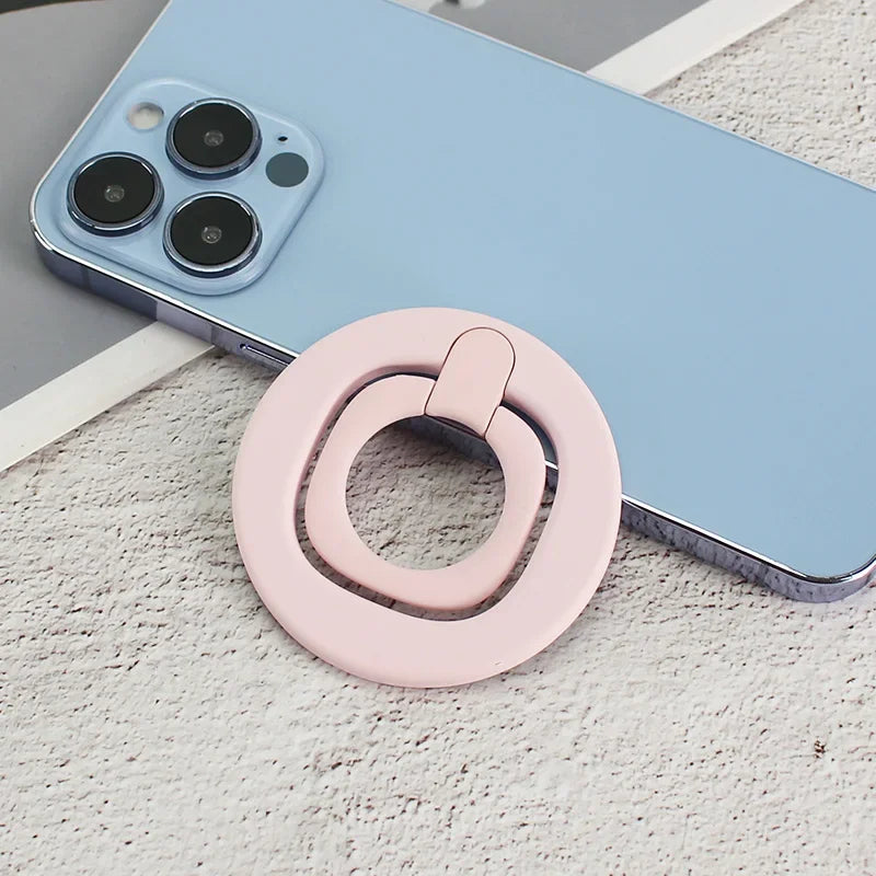 Magnetic Finger Ring Holder Stand for iPhone 12–16 Pro/Plus & Xiaomi